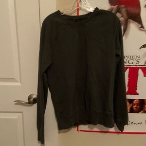 dark green long sleeve